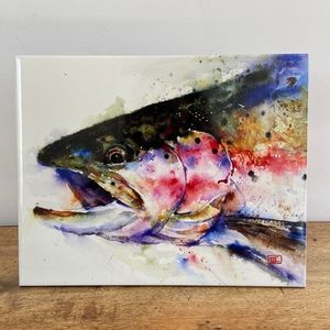 Dean Crouser Rainbow Trout Ceramic Tile